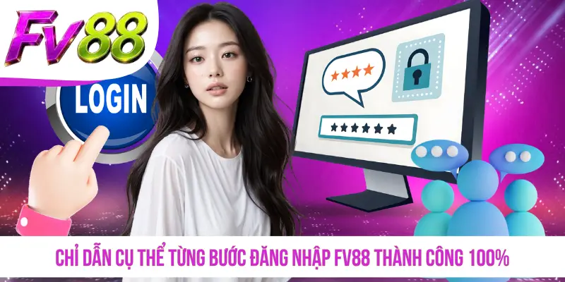 Chỉ dẫn cụ thể từng bước đăng nhập FV88 thành công 100%