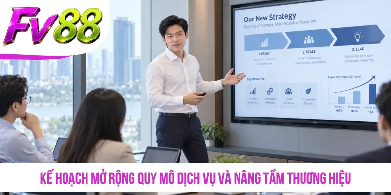 Kế hoạch mở rộng quy mô dịch vụ và nâng tầm thương hiệu